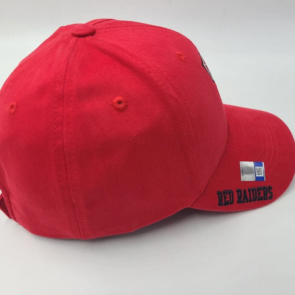 Texas Tech Red Raiders Hat‎ Adjustable Captivating Red Black NCAA University Men